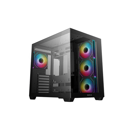 Deepcool CG530 4F Mid Tower PC Case, ATX PS2, Black