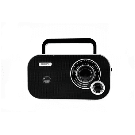 Kaasaskantav raadio Camry CR 1140b, must / hall