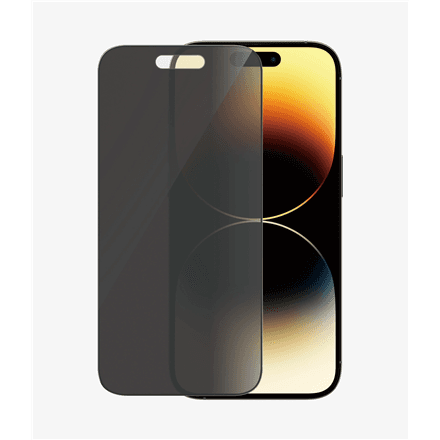 PanzerGlass Ultra-Wide Fit privacy screen protector for iPhone 14 Pro, black
