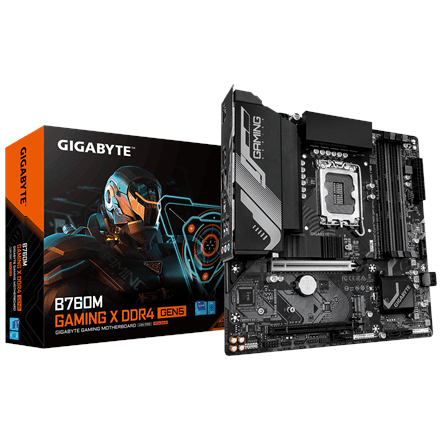 Gigabyte B760M GAMING X DDR4 GEN5 motherboard, LGA1700, DDR4