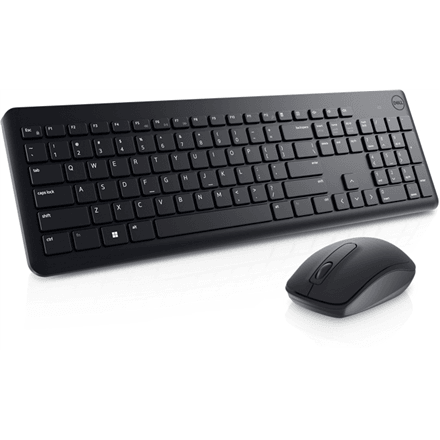 Dell KM3322W juhtmeta klaviatuur ja hiir, must