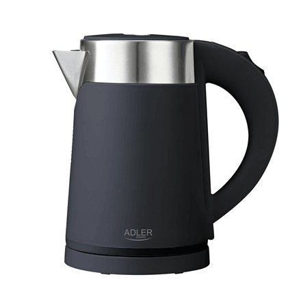 Adler AD 1372 veekeetja, must, 0.6 l, 800 W