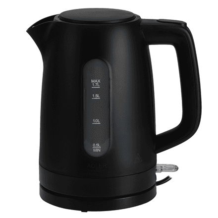 Adler AD 1379b electric kettle, 1.7 L, 2200 W, black