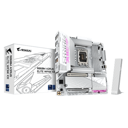 Emaplaat Gigabyte B860M AORUS ELITE WIFI6E ICE, LGA1851, DDR5