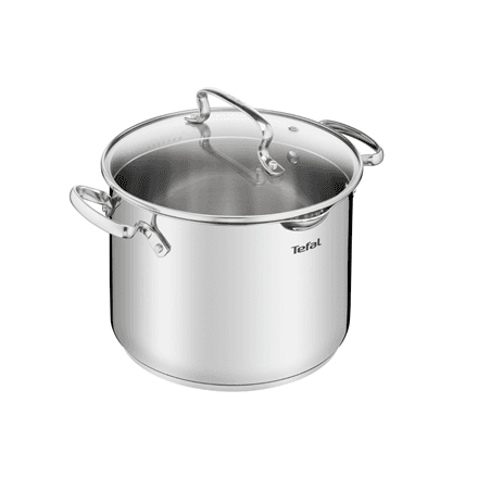 Кастрюля Tefal Duetto+ G7197955, 6,1 л, 22 см, со стеклянной крышкой