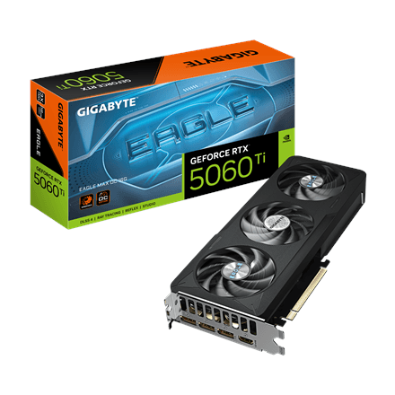 Gigabyte GeForce RTX 5060 Ti EAGLE MAX OC 16GB GDDR7 Graphics Card