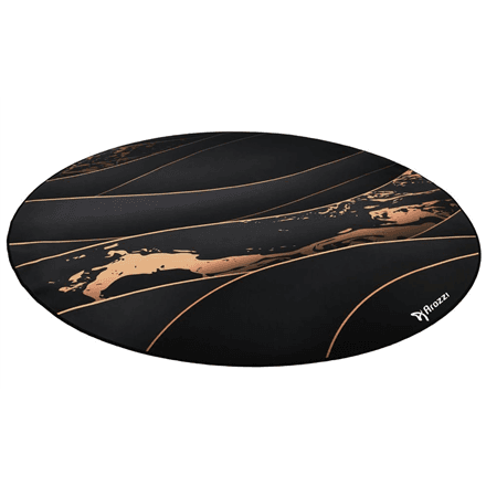 Põrandamatt Arozzi Zona Round Floor Pad, must / kuldne
