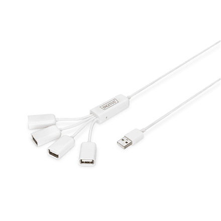 USB-jagaja Digitus DA-70216, 4 porti, kaabliga