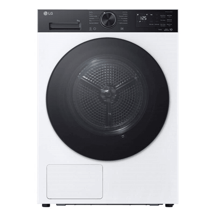 LG Dryer Machine | RHX5009TKB | Energy efficiency class Class B | Front loading | 9 kg | Digital | Heat pump | Depth 66 cm | Wi-Fi | White
