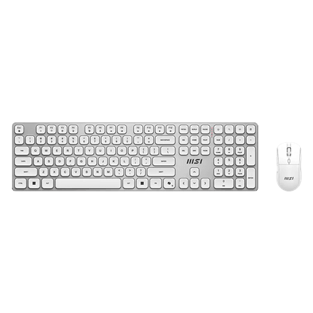 MSI FORGE K210 WIRELESS valge komplekt