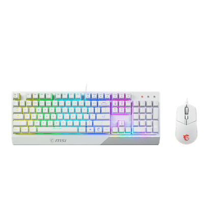 MSI Vigor GK30 COMBO WHITE клавиатура с мышью
