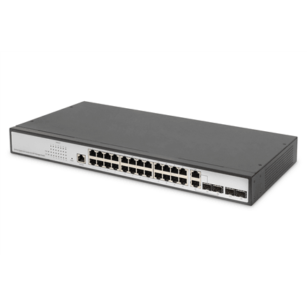 Digitus | 24-Port Gigabit Switch | DN-80221-3 | Managed L2 | Desktop/Wall-mountable
