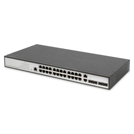 Digitus DN-80221-3 24-pordiline hallatav L2 switch seinale või lauale