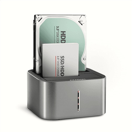 Axagon ADSA-DC drive dock, for two 2.5″/3.5″ HDD/SSD drives