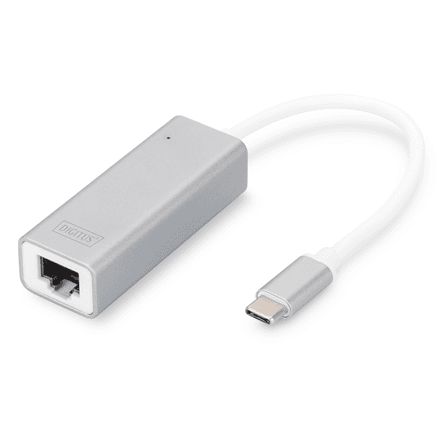 Digitus DN-3024 USB-C to Ethernet adapter, USB 3.0, 10/100/1000 Mbit/s