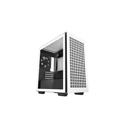 Deepcool CH370 Micro-ATX case, side window, white