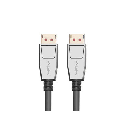 DisplayPort-kaabel Lanberg, DP 1.4, 8K 60 Hz, 1 m, CA-DPDP-20CU-0010-BK