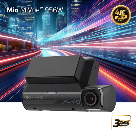 Pardakaamera Mio MiVue 956W, 4K HDR, GPS, Wi-Fi, 2,7" ekraan