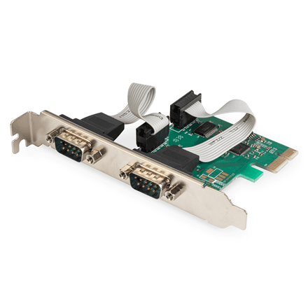 Плата расширения Digitus DS-30000-1 PCIe с 2 портами Serial
