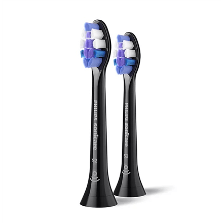 Philips Replacement brush heads | HX6052/88 Sonicare Sensitive | Heads | For adults | Number of brush heads included 2 | Black