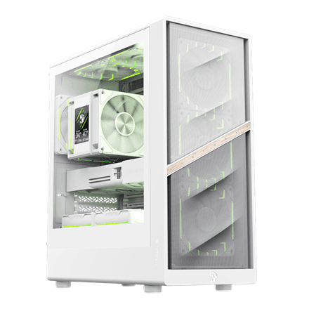 Gamemax Aeris 330 Micro-ATX PC case, white