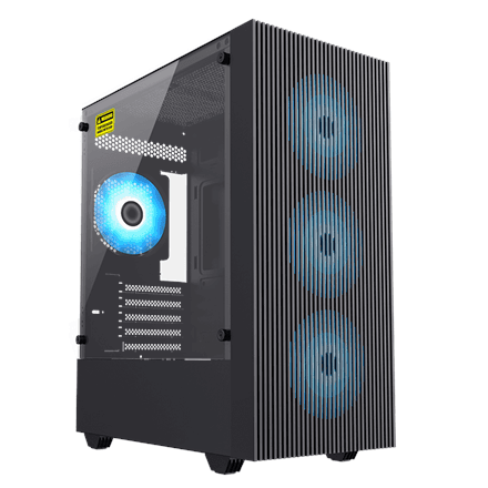 Gamemax Edge Micro-ATX PC case, 8 drive bays