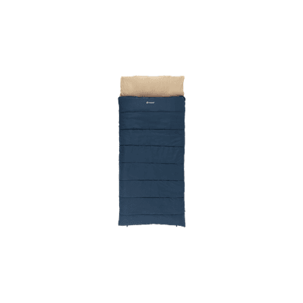 Magamiskott Outwell Contour Lux XL, tekk, 220 × 105 cm, L-lukk, sinine