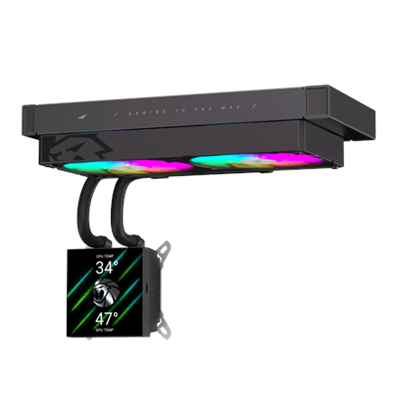 Жидкостное охлаждение Gamemax GLACIER 240 LCD BK