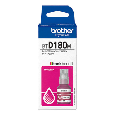 Brother BTD180M tindipudel, magenta, 5000 lk