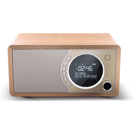 Sharp DR-450 digiraadio, FM/DAB/DAB+, Bluetooth, äratus, pruun