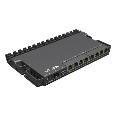 MikroTik | RouterBOARD | RB5009UPr+S+IN | No Wi-Fi | 10/100/1000 Mbit/s | Ethernet LAN (RJ-45) ports 7 | Mesh Support No | MU-MiMO No | No mobile broadband