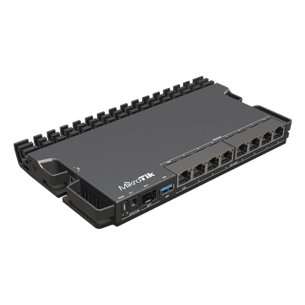 MikroTik RB5009UPr+S+IN ruuter PoE-väljunditega, 7 porti