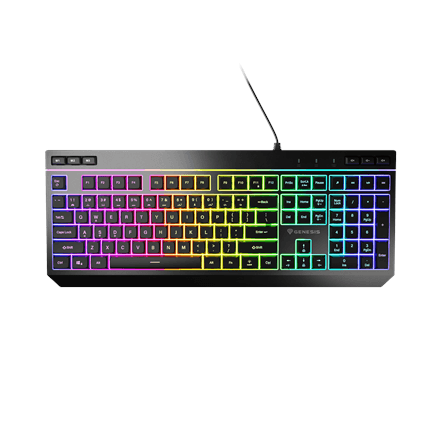 Genesis Rhod 530 membrane gaming klaviatuur USB must