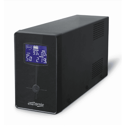 ИБП EnerGenie EG-UPS-035 2000 ВА, 1200 Вт с USB и ЖК-дисплеем