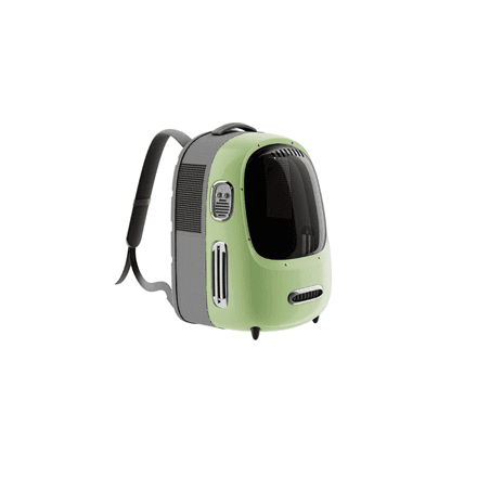Lemmiklooma kandekott-seljakott PETKIT Breezy2, ventilaatoriga, roheline