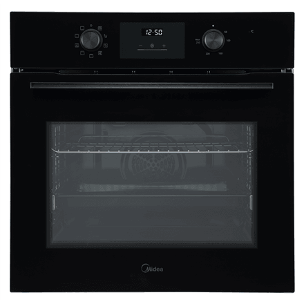 Midea MBO65M80D2-BK Oven, Built-in, Electric, Width 59.5 cm, Touch Display, Black | Midea