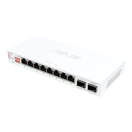 Asus QG-U1080 switch 8× 2,5G ja 2× 10G SFP+, haldamata