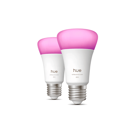 Philips Hue WCA 810 A60 2P EU | E27 | 6 W | White and colour light | Bluetooth and Zigbee