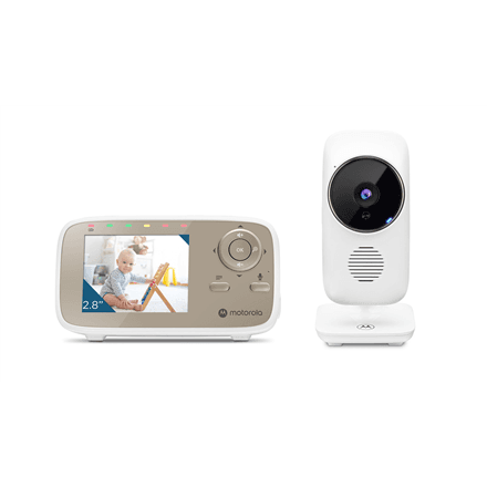 Videobeebimonitor Motorola VM483 2.8", valge / kuldne