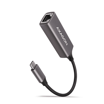 Axagon ADE-TRC USB-C to Ethernet adapter, aluminium, 10/100/1000 Mbit/s