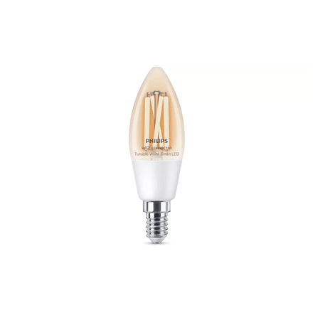 Philips Smart WFB 40W C35 927-65 CL 1PF/6 | E14 | 4.9 W | Warm to cool white light | Bluetooth, Wi-Fi