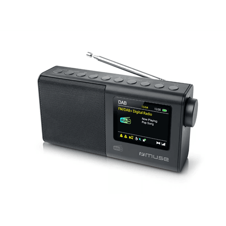 Kaasaskantav raadio Muse M-117 DB, DAB+, must
