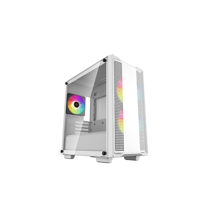 Deepcool | ARGB Micro-ATX CASE | CC360 | Mini-ITX / Micro-ATX | ATX PS2 (maximum length: 160mm) | White
