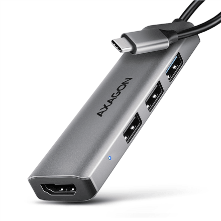 AXAGON HMC-H3A STARTER USB-C hub, 4-in-1, 5 Gbit/s