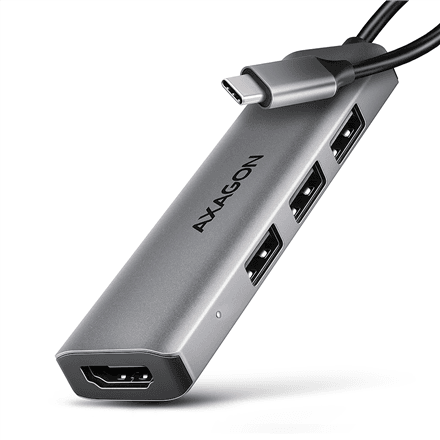 AXAGON HMC-H3A STARTER USB-C hub, 4-in-1, 5 Gbit/s