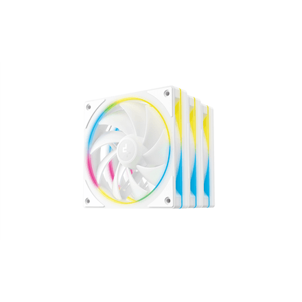 Korpuse ventilaatorite komplekt Deepcool FL12 SE WH 3IN1, 3 tk