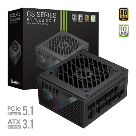 Gamemax GS 850G toiteplokk 850 W, SFX, täismodulaarne