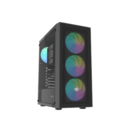 Fury Shobo SH8F ARGB mid-tower PC case, black
