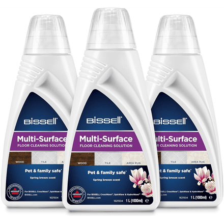Bissell MultiSurface Trio 2885 cleaning solution, 1000 ml, 3 pcs