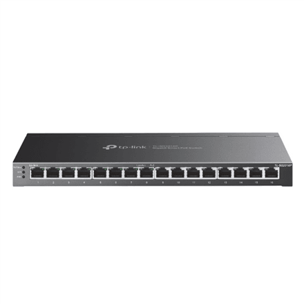 TP-LINK TL-SG2016P 16-Port Gigabit Smart Switch, 8-Port PoE+